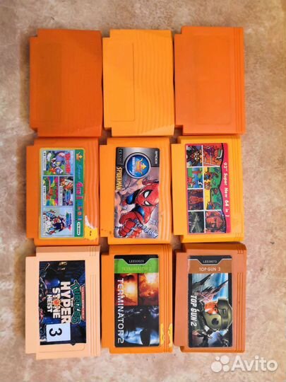 Картриджи dendy из 90х