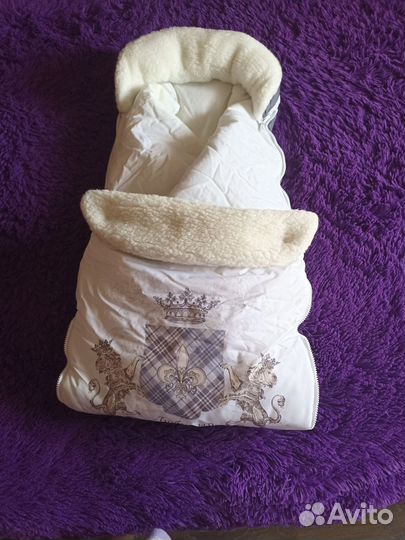 Конверт на выписку для мальчика зима