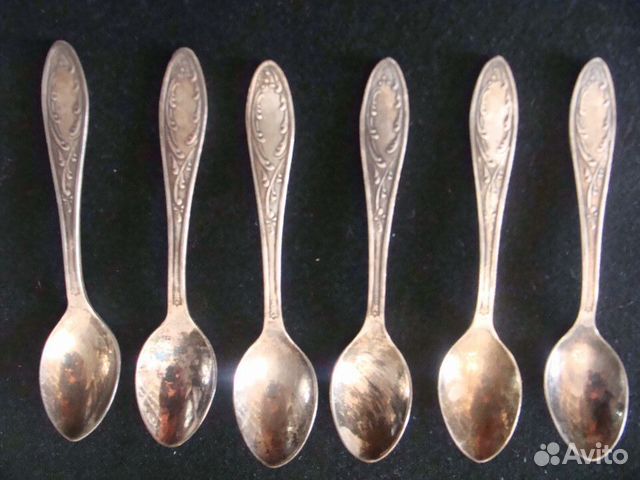 Мельхиоровые ложечки 11 см
