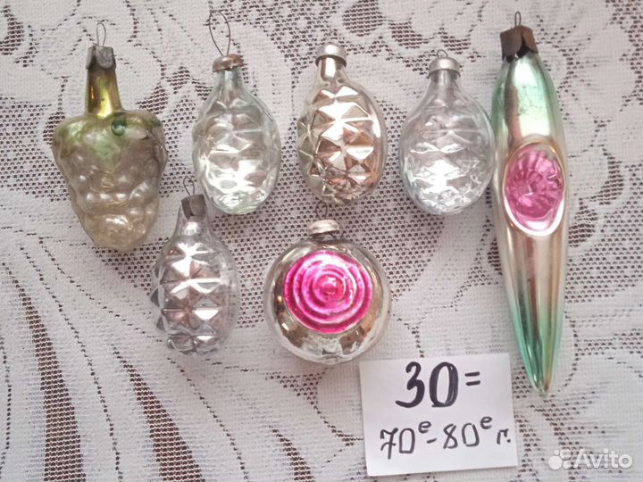 Елочные игрушки СССР