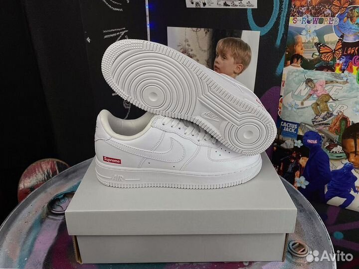 Кроссовки Nike Air Force x Supreme арт:1961267