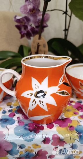 Сервиз Тигровая лилия Дулëво