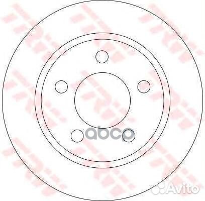 Диск тормозной задний mazda 3 1.4/1.6L all 2003