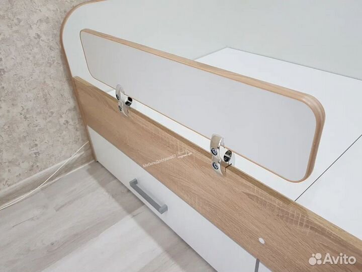 Кровать детская со съемным бортиком (80х160) №1