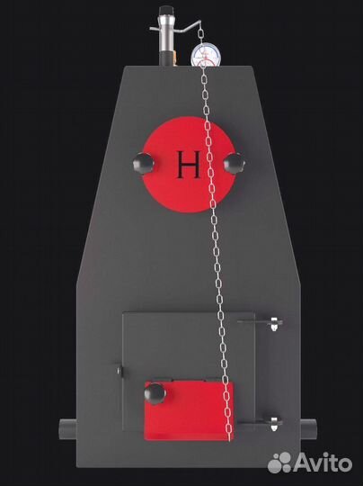 Твердотопливный котёл 65 квт