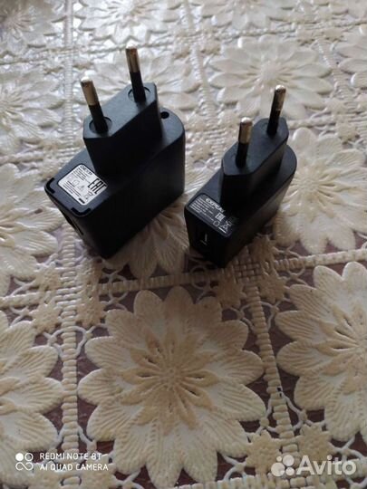 Сетевые зарядные устройства USB для смартфона 2 шт
