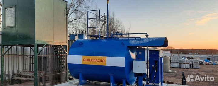 Контейнерная АЗС для заправки своей техники