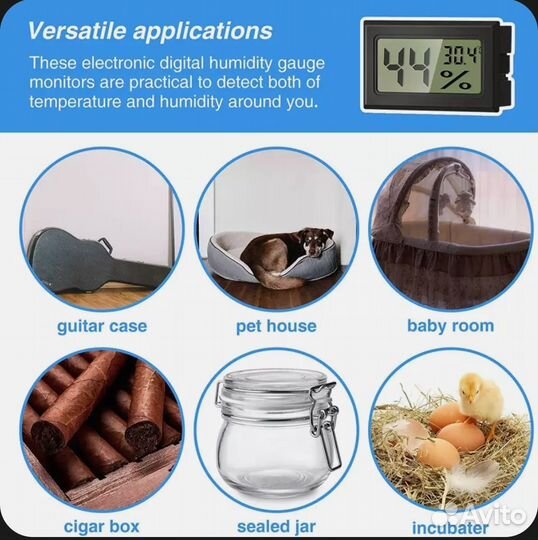 Термометр гигрометр с выносным датчиком новый