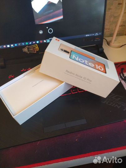 Коробка от Redmi Note 10 Pro в отличном состоянии