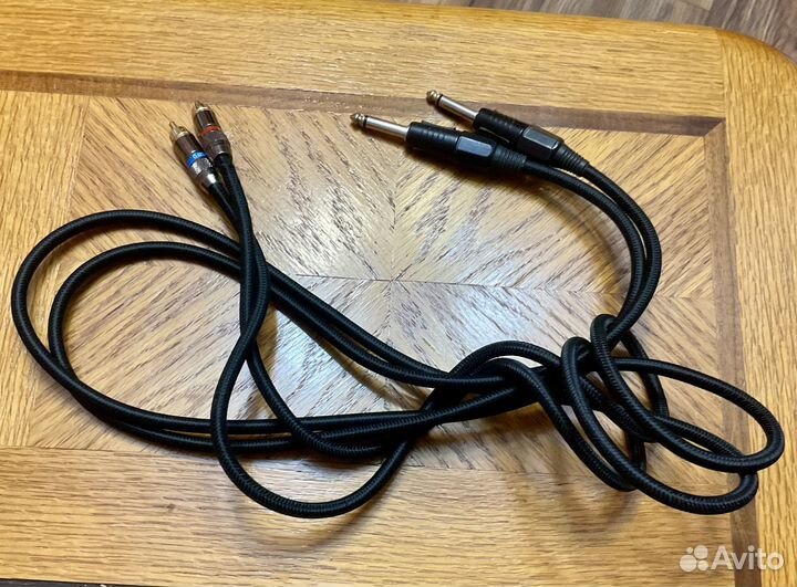 Кабель RCA - Jack, 1.4м, 2 шт.(пара)