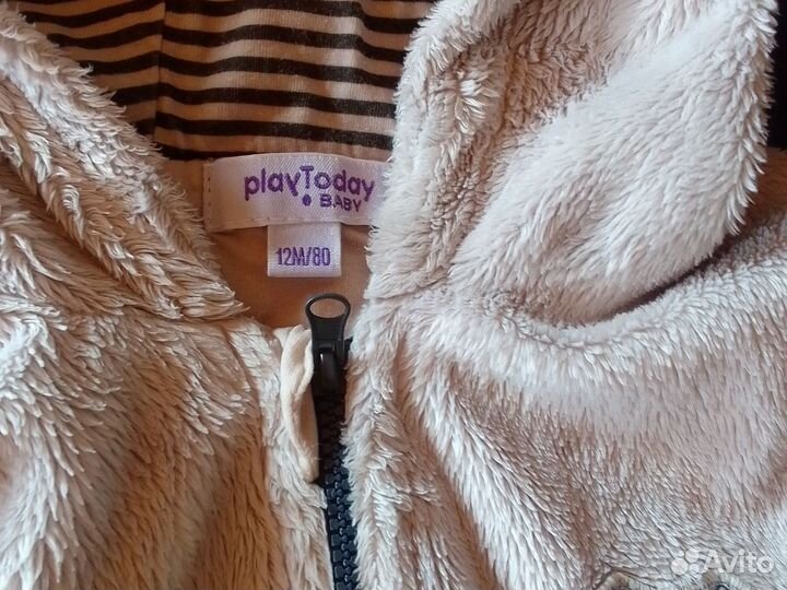 Флисовый комбинезон на 80см.12мес