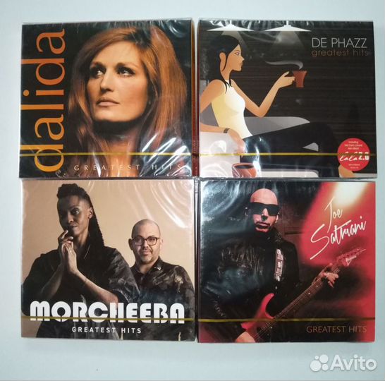 CD диски Dalida,Morcheeba, DE Phazz,J.Satriani