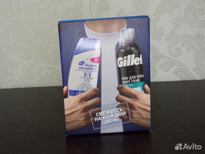 Набор шампуней и пен для бритья от Gillette