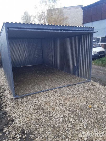 Гараж металлический хозблок пенал