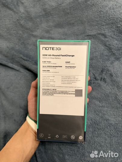 Infinix NOTE 30i, 8/256 ГБ