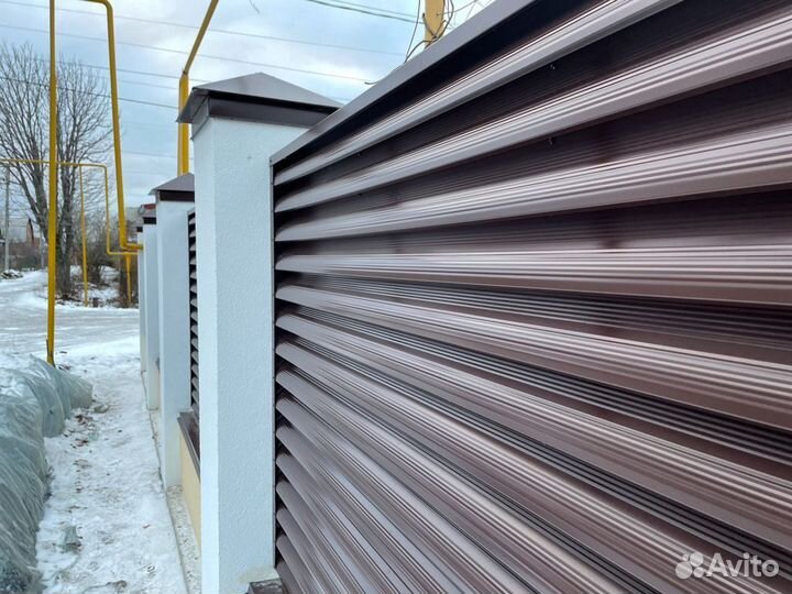 Заборы жалюзи