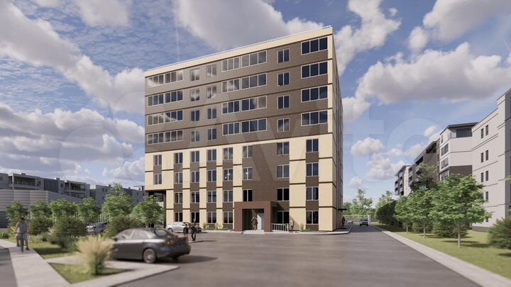 2-к. квартира, 68 м², 6/8 эт.