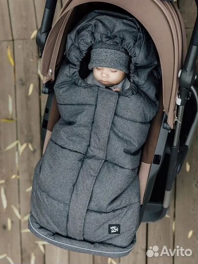 Конверт в коляску -санки весенне-зимний