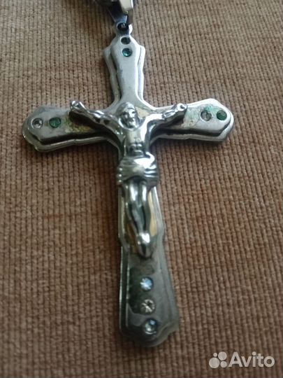 Крестик, цепочка и браслет