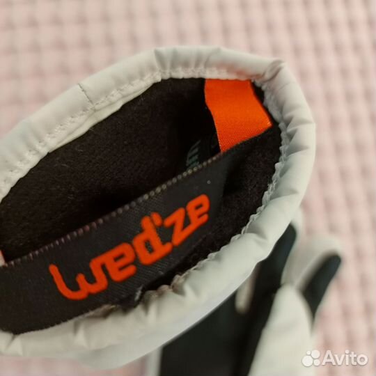 Перчатки болоневые для девочки 5-6 лет