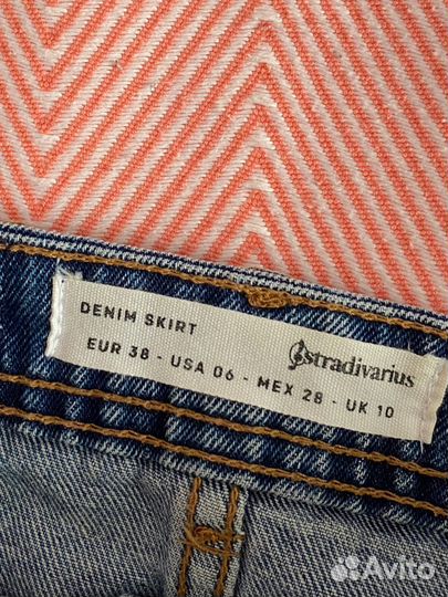 Юбка джинсовая stradivarius