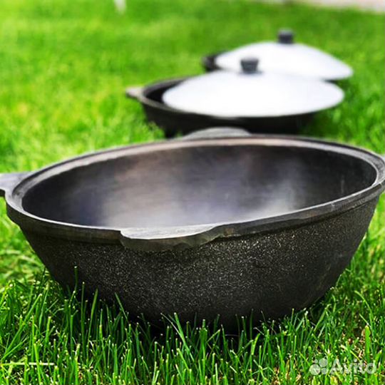 Казан чугунный узбекский 12л