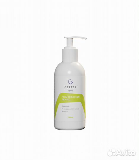 Гель съедобный со вкусом дюшес Geltek Love, 100мл