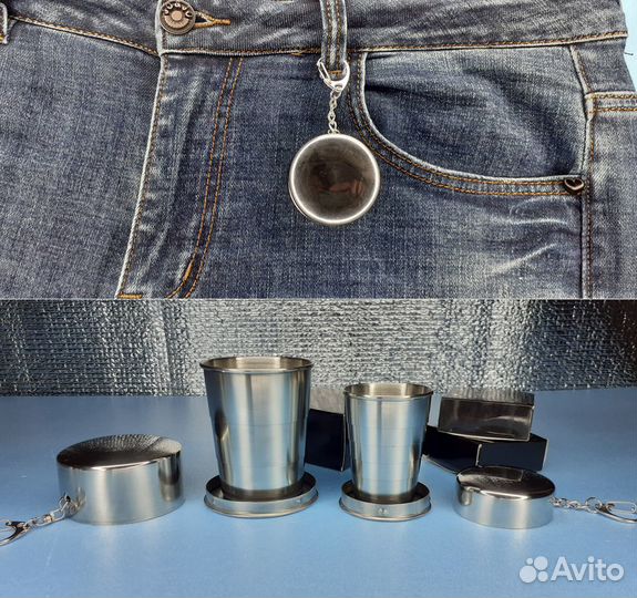 Армейские стопки Складные на цепочке Army National