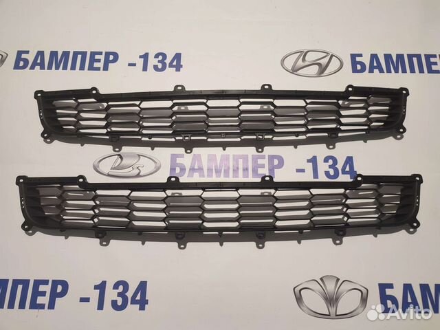 Решетка бампера priora 2 нижняя соты