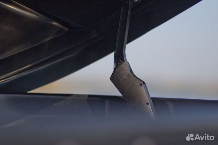 Автобокс двусторонний level 450 Касатка черно-крас