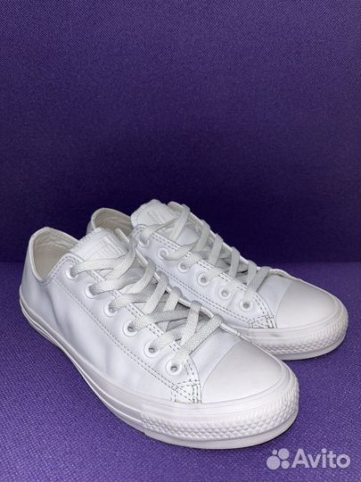 Кеды Converse кожаные белые