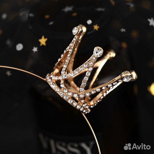 Корона диадема принцессы для девочки ободок