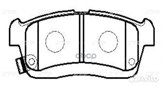 CKD-20 GK0143 Колодки тормозные дисковые пе