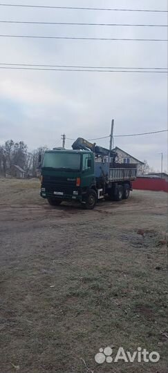 Услуги самосвала с манипулятором и ковшом