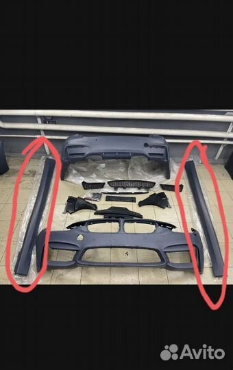 Пороги бмв ф30 f30 мтех