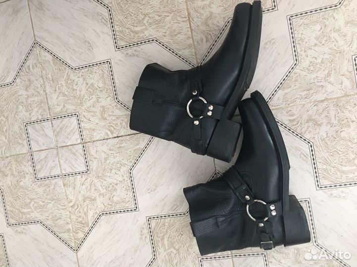 Сапоги,ботинки кожаные 44-45р мужские