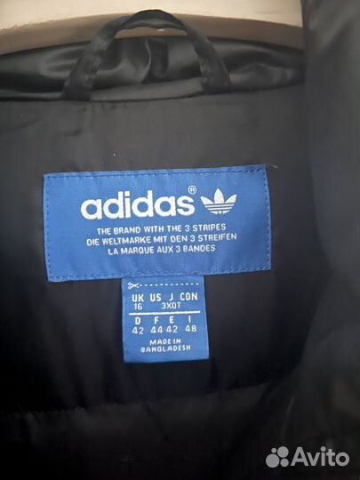 Пуховик зимный adidas