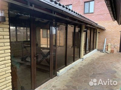 Двустворчатые окна для веранды