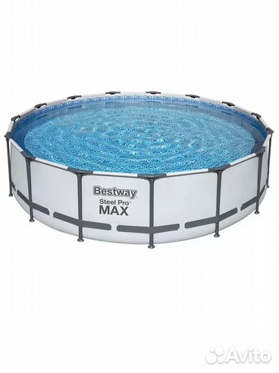 Бассейн 457х107 + фильтр+лестница Bestway 56488