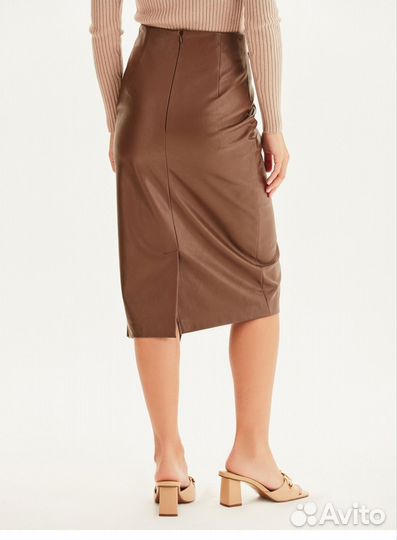 Кожаная юбка