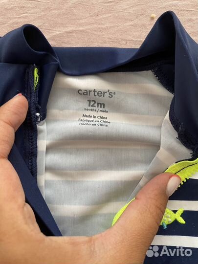 Комбинезон купальник Carters 12 мес