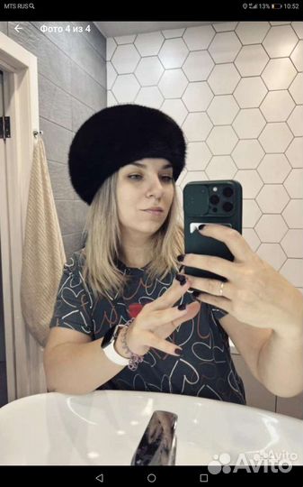 Берет. Шапка Норка и туфли