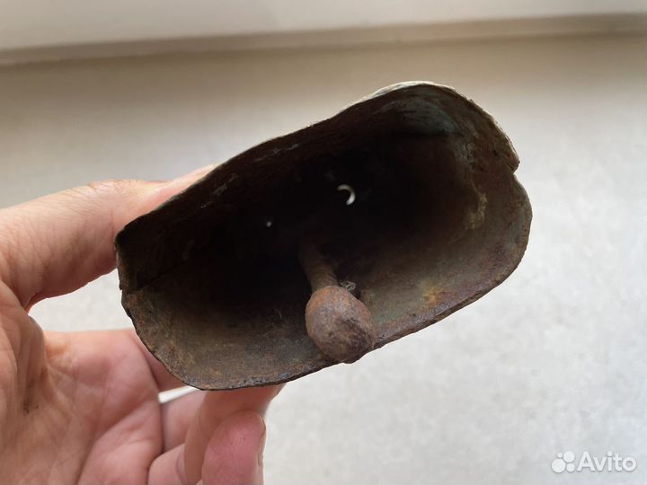 Старинный коллкольчик 19 век с коровы