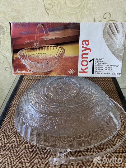 Конфетница Конья, стекло