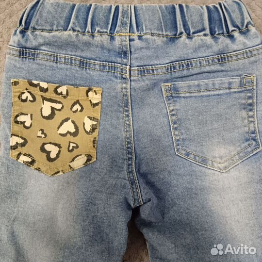 Джинсы на девочку 92