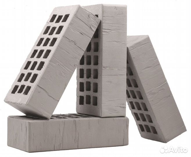 Лицевой кирпич серый