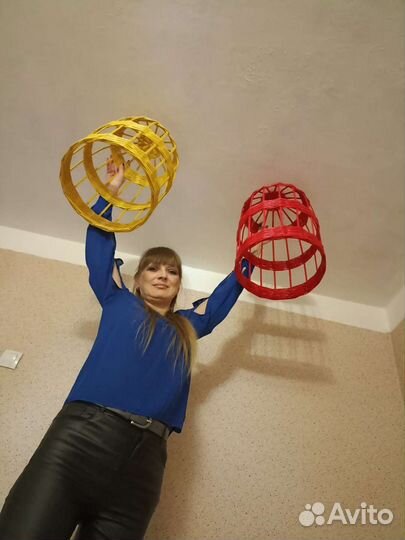 Абажуры светильники бра плетёные