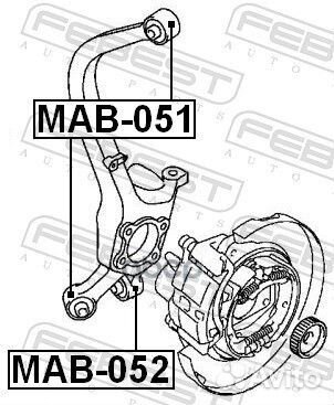 С-б.зад.подвески mitsubishi galant EA 1996-2003