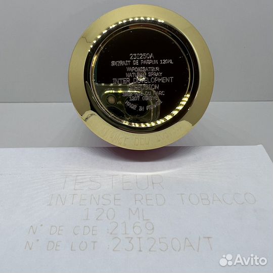 Mancera Red Tobacco Intense 120ml Оригинал Тестер