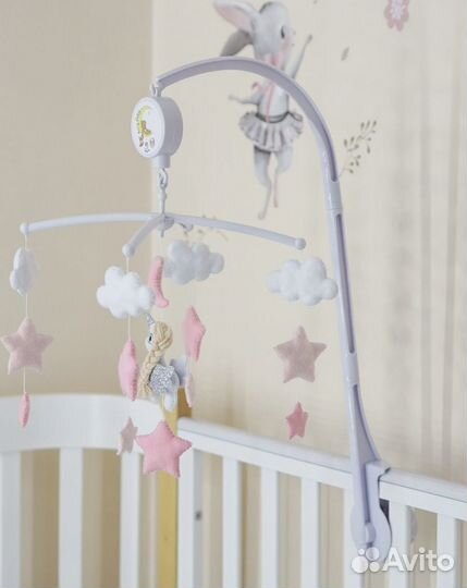 Мобиль в кроватку ручная работа